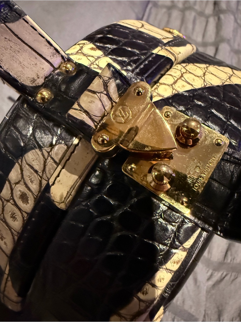 Crocodile Petite Boite Chapeau - Picture 7 of 10